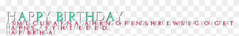 Happy Birthday Png - Style Clipart #1831159