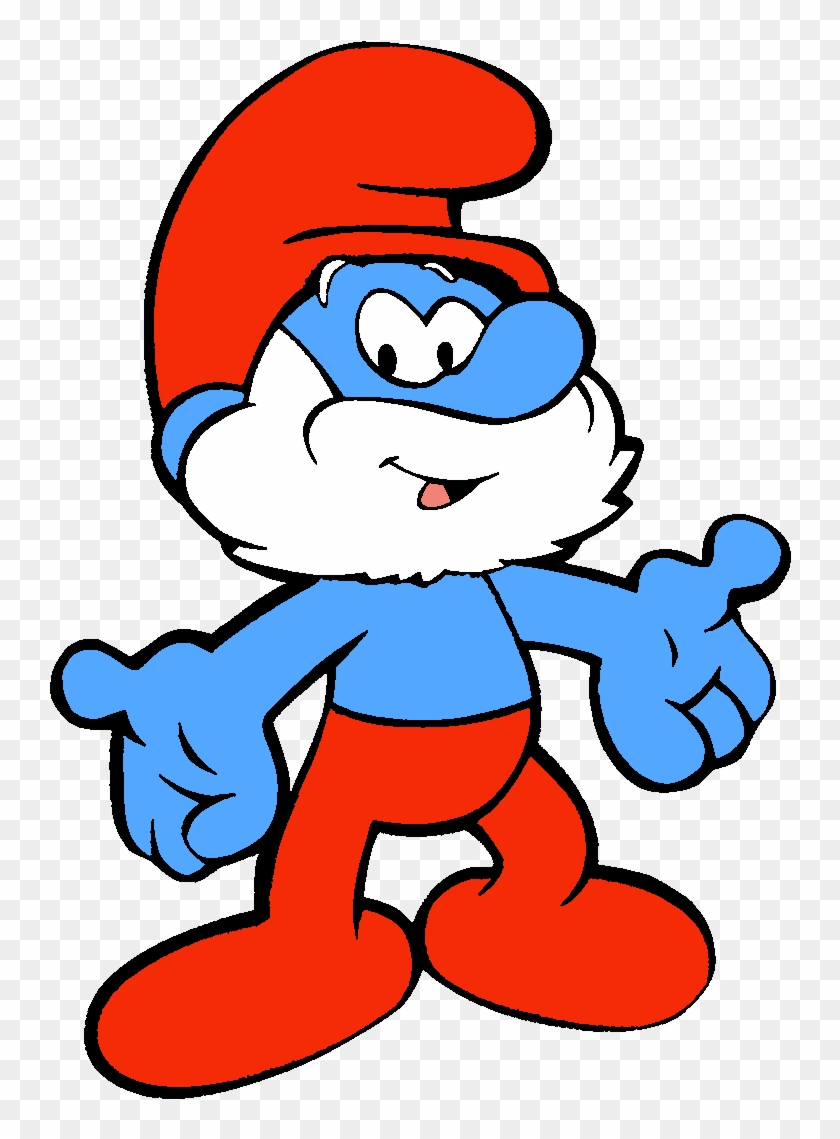 Papa Smurf Clipart #1831286