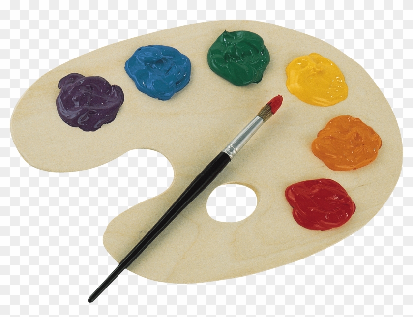 Palette Png - Real Paint Pallet Clipart #1831555