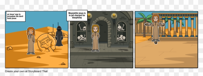 Life Of Jesus - Cartoon Clipart