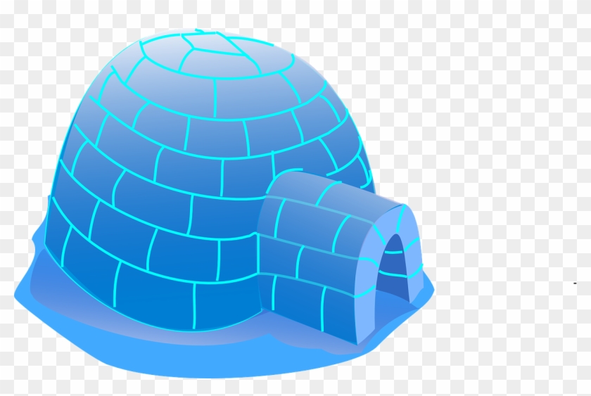 Igloo Eskimo Home Polar Ice Transparent Image - Types Of Houses Clipart - Png Download
