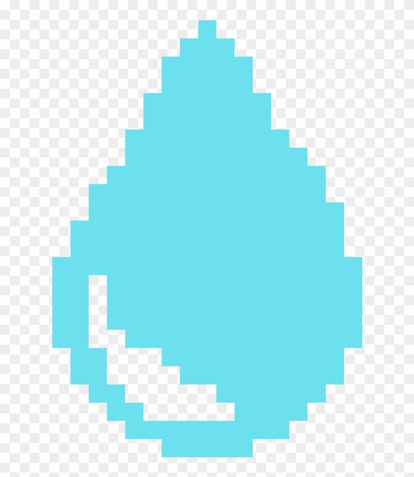 Tear - Realistic Heart Pixel Art Clipart