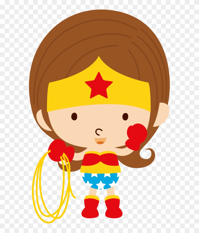 595 X 900 11 - Mujer Maravilla Bebe Caricatura Clipart