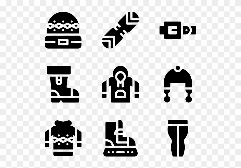 Winter Clothes And Accessories - Views Icon Clipart