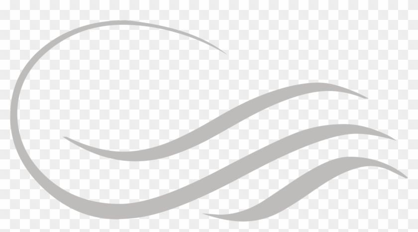 White Decorative Line Png - Crescent Clipart