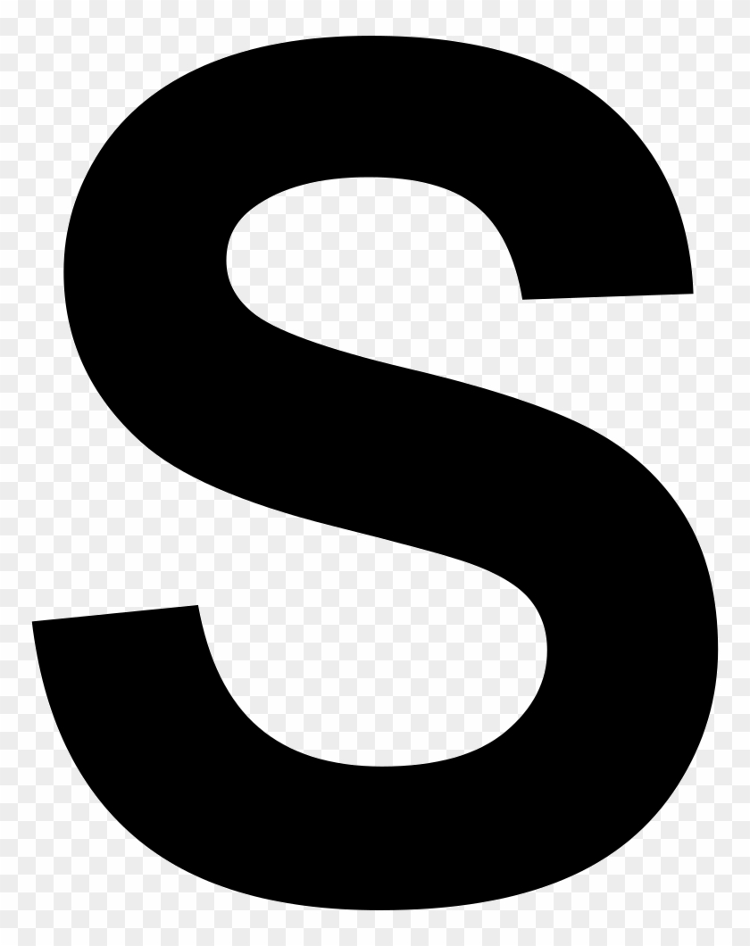 Png File Svg - Letra S En Arial Clipart