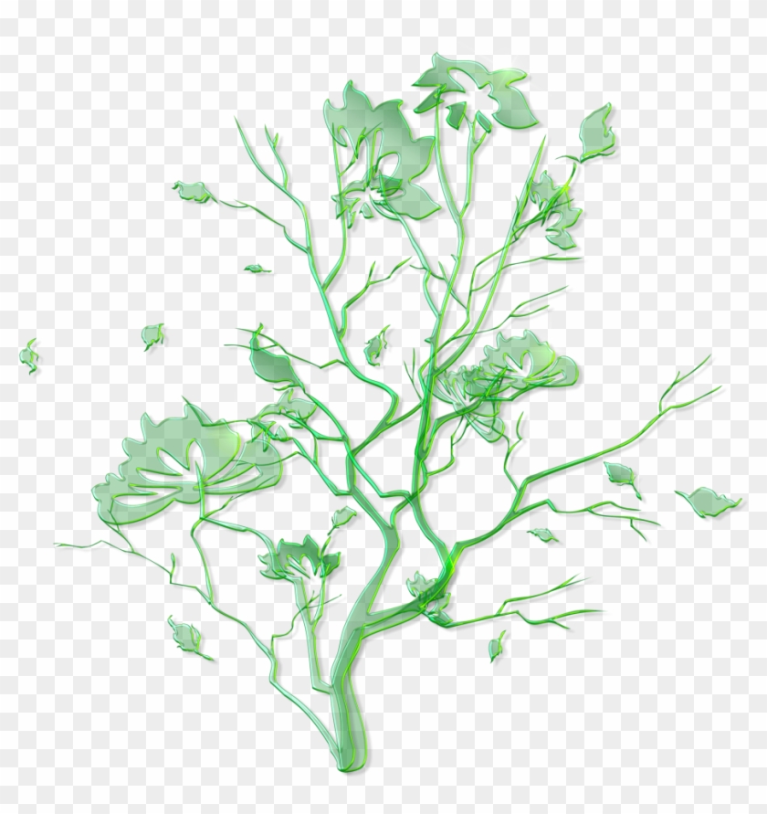 Green Floral Ornament Png Clipart Gallery Yopriceville - Clip Art Transparent Png