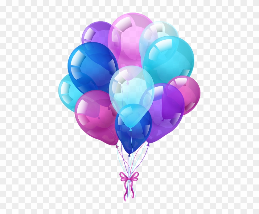 Birthday Belloons Images Png - Birthday Balloon Vector Png Clipart #1832781