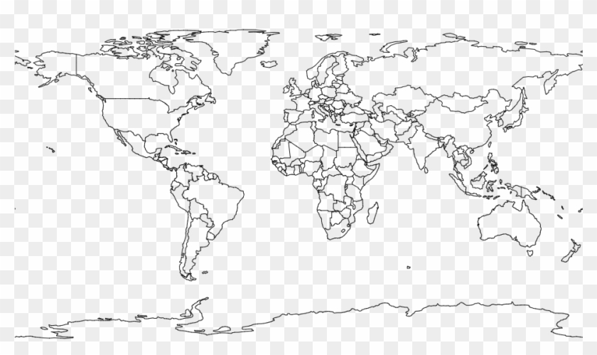 World Objects Countries World Map Unlabeled Clipart Pikpng World Objects Countries World Map Unlabeled Clipart Pikpng