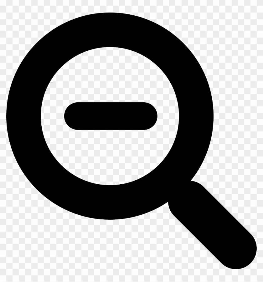 Magnifying Glass Minus Zoom Out Comments - Magnifying Glass Zoom Out Clipart #1833088