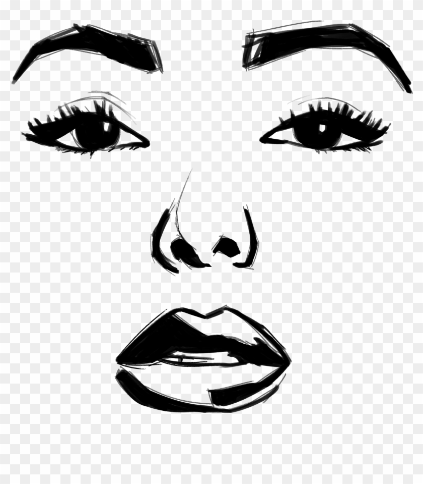 Justine Skye Eyes - Illustration Clipart