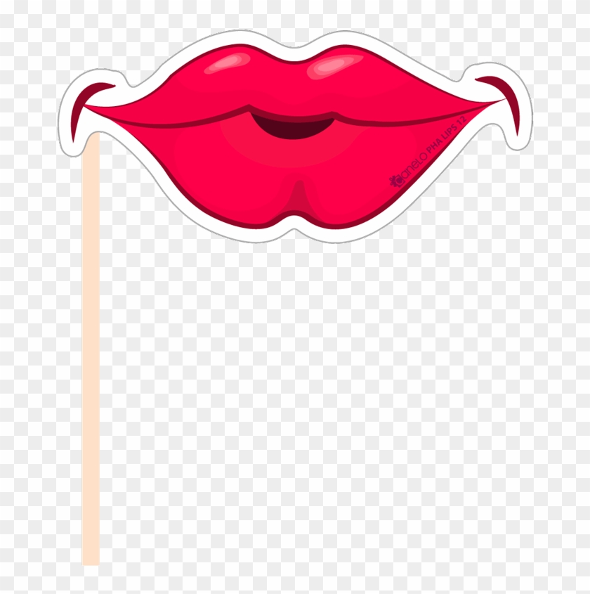 Booth Props Lips Png , Png Download - Science Photo Booth Props Printable Clipart #1833278