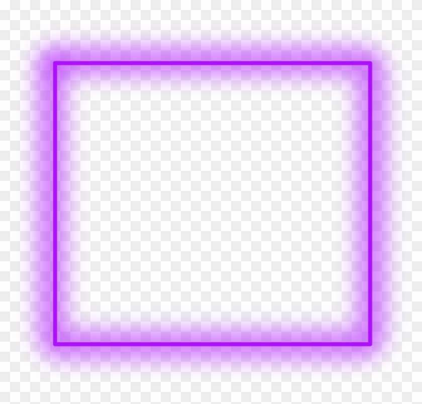 #sticker #neon #square #purple #freetoedit #frame #border - Circle Clipart