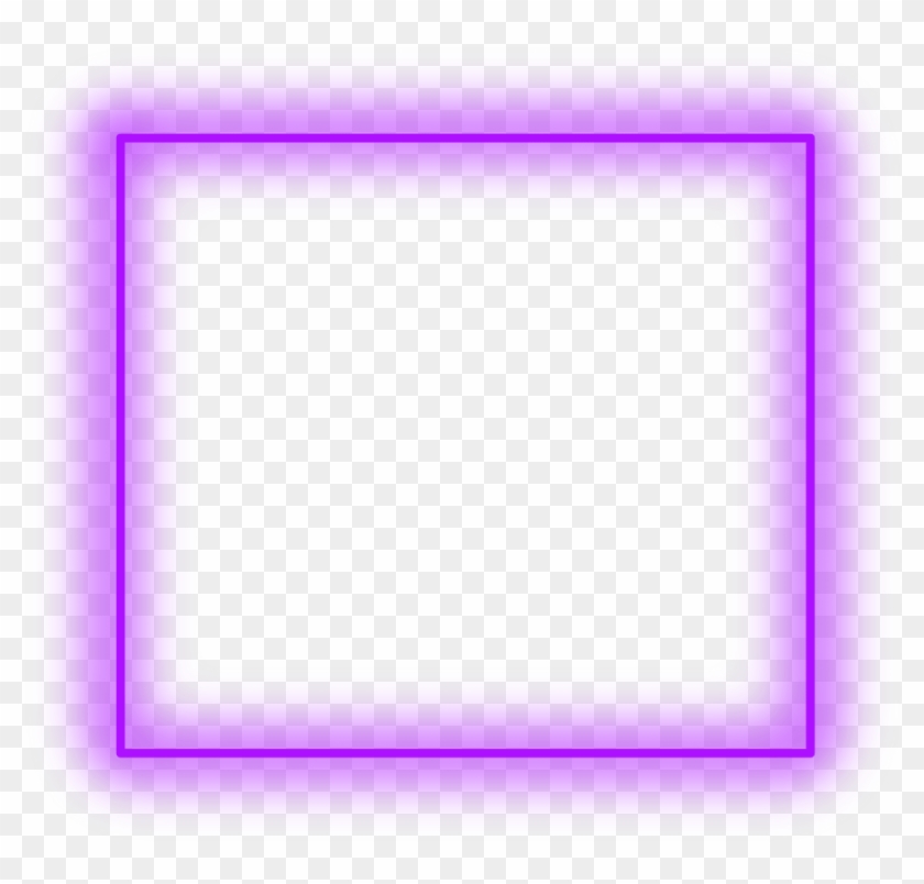 #sticker #neon #square #purple #freetoedit #frame #border - Circle Clipart #1833344