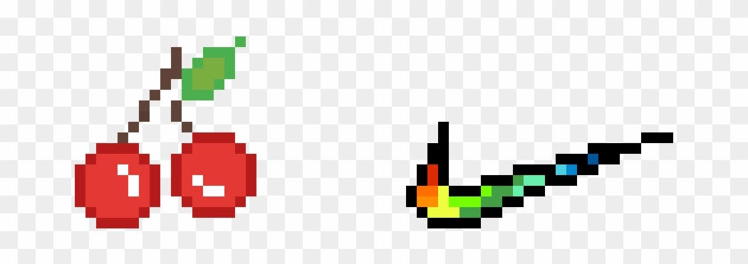 Cherry & Nike Logo - Cartoon Clipart