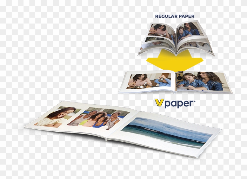 Vpaper Vs Regular Paper - Sketch Pad Clipart #1833685