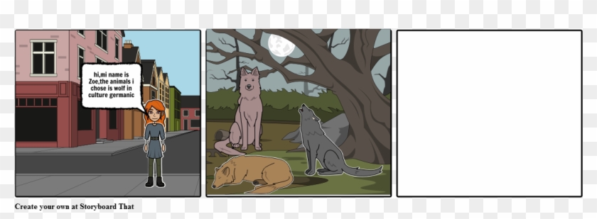 The Wolf - Cartoon Clipart