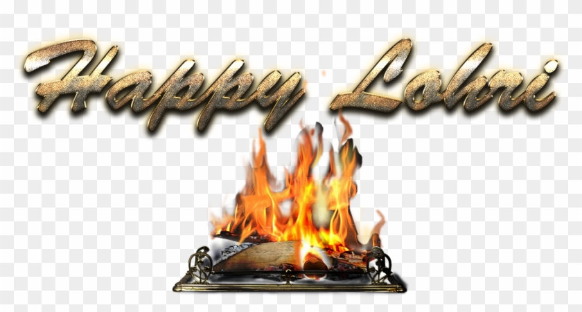 Happy Lohri Png Free Image - Bonfire Png Clipart #1834898