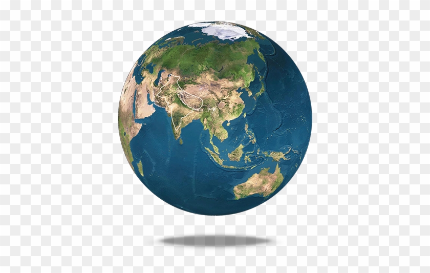 1000 X 500 3 - Earth With India Png Clipart