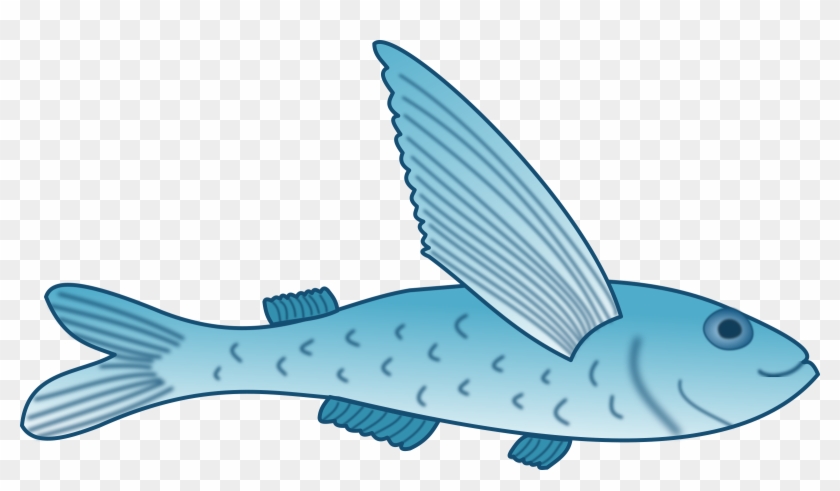 Important Clip Art Fish Clipart Flying - Flying Fish Clipart Png Transparent Png
