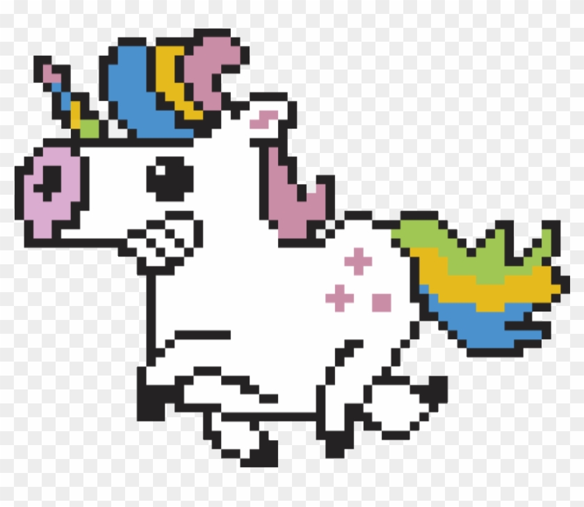 #unicorn #png#sticker #pixel #kawaii #pink #pastelpink - Sandbox Art No Color Clipart #1835883