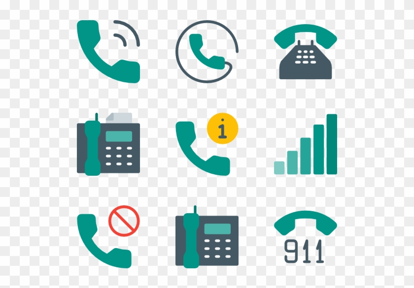 Phone Icons Clipart