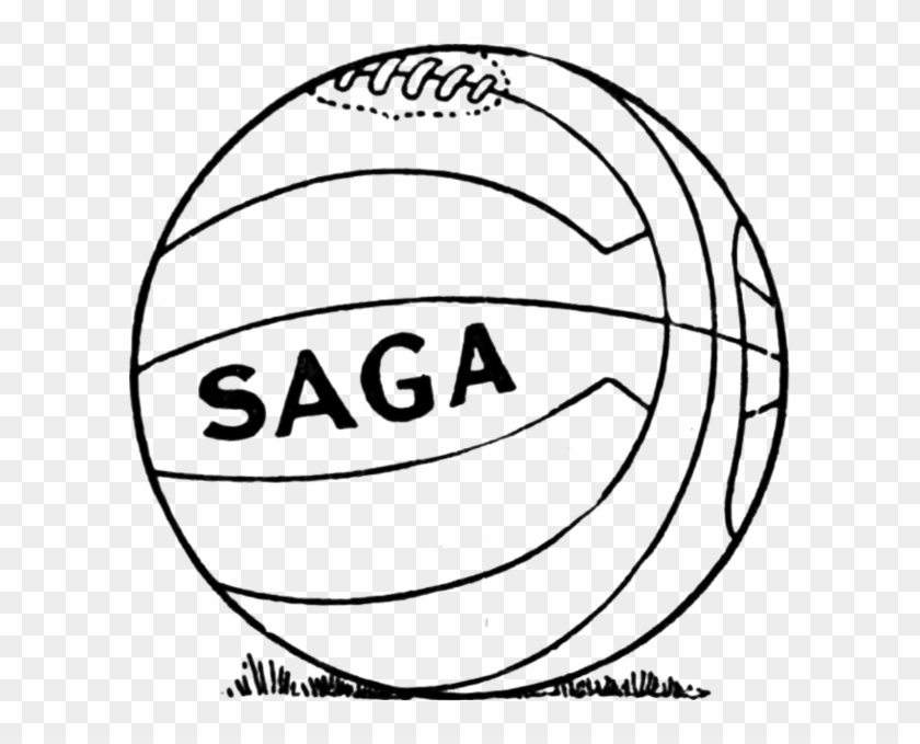 As&htpi Pg89b Saga Advert Football - Circle Clipart #1836073