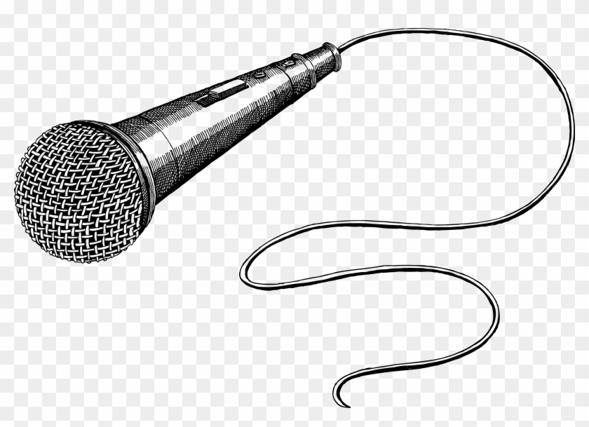 Microphone - Drawn Microphone Clipart #1836491
