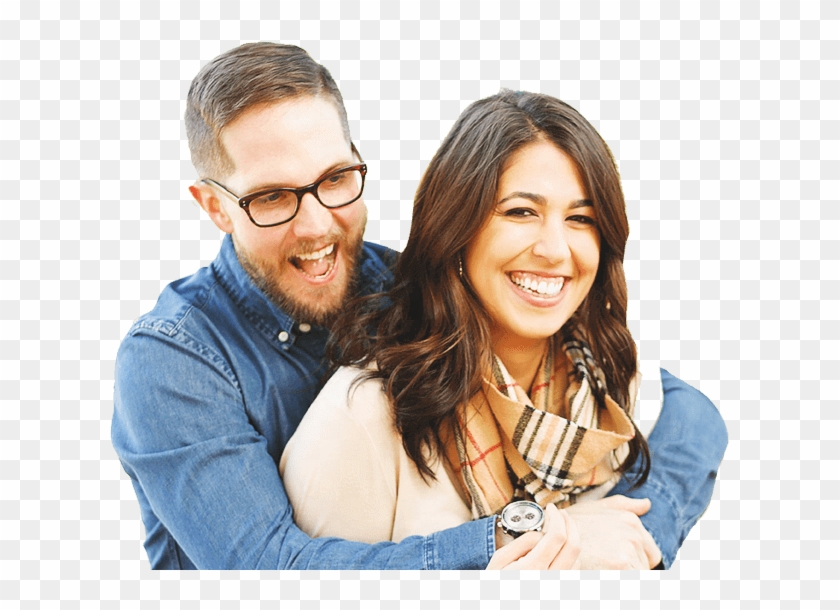 Smiling Couple With Clean Teeth Clipart #1837838
