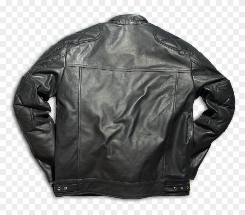 Men Motorcycle Black Leather Jacket Clipart #1838073