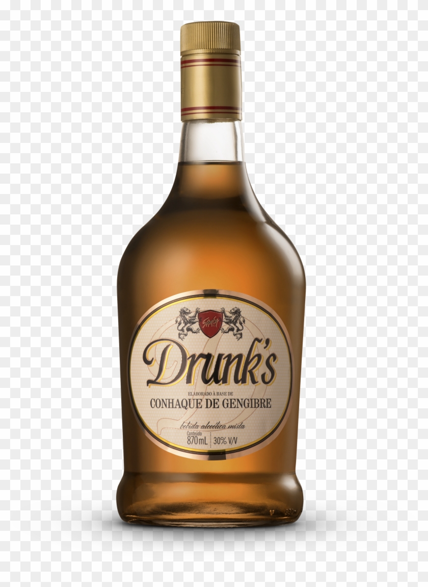 Drunk's Gengibre Vidro 870ml Clipart