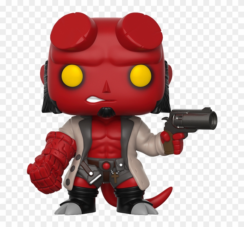 Hellboy With Jacket Pop Clipart