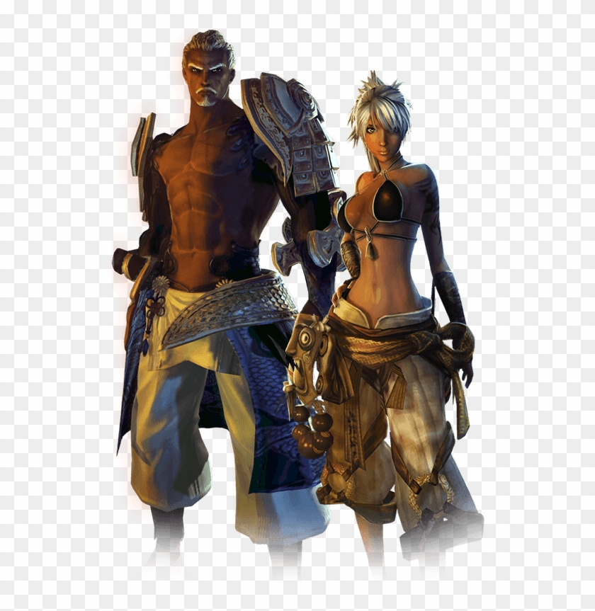 ¿a Cúal De Las Razas Guerreras Perteneces - Blade And Soul Hustler Costume Clipart #1838387