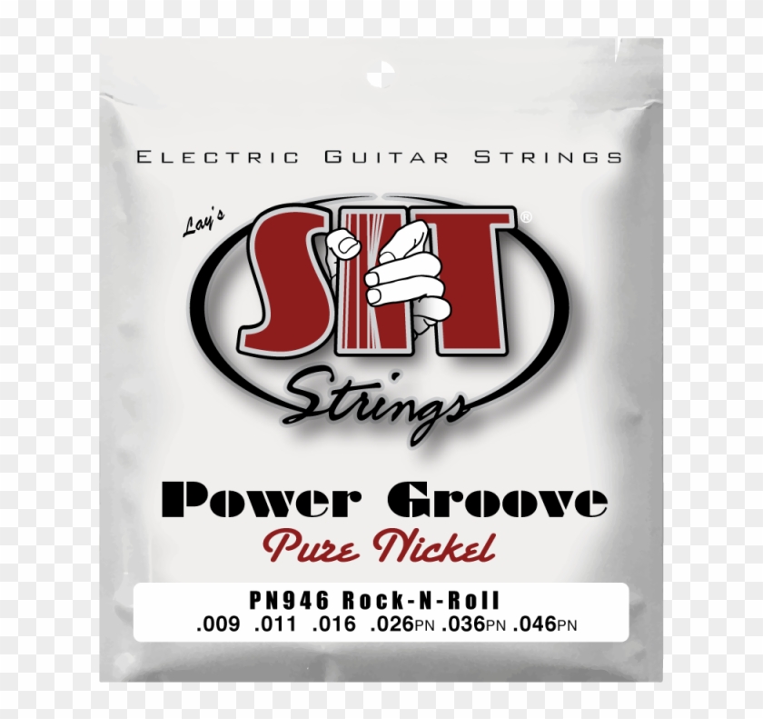 Rock N Roll - Sit Power Groove Pure Nickel Electric Guitar Strings Clipart