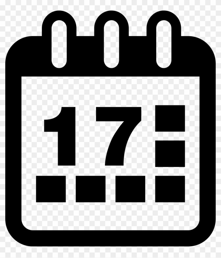 Calendar On Day 17 Svg Png Icon Free Download - Calendar Symbol Clipart #1838428