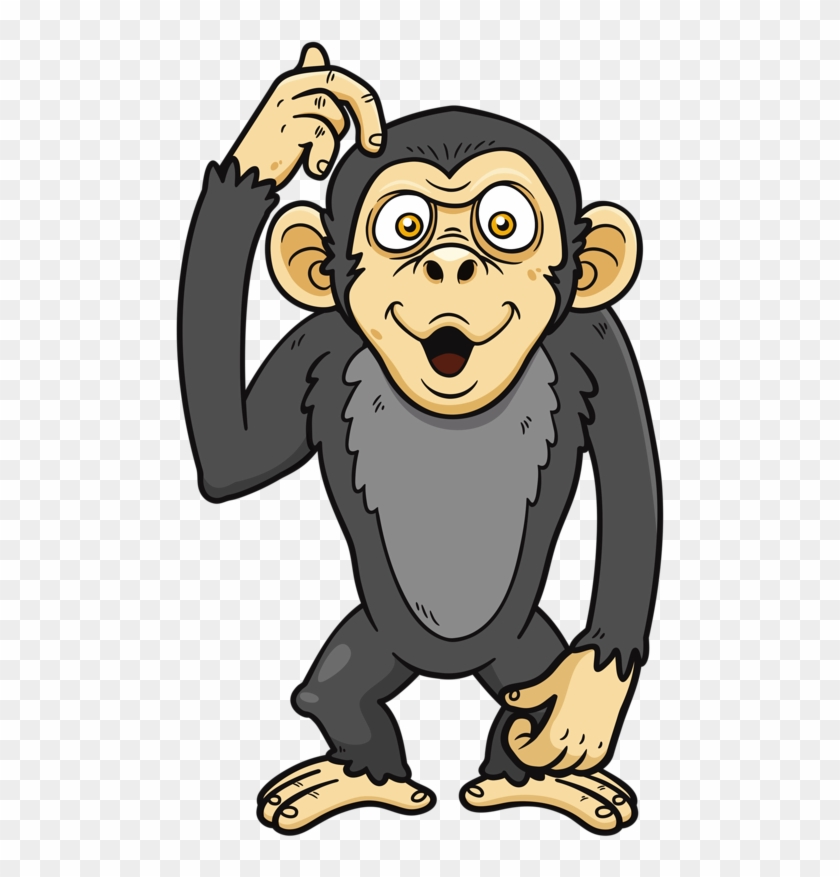 Real Monkey Png - Chimpanzee Clipart Transparent Png #1838869