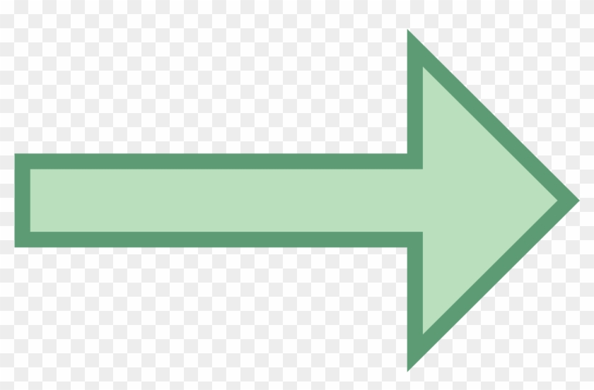 Green Arrow Icon Right Png Imgkid - Sign Clipart