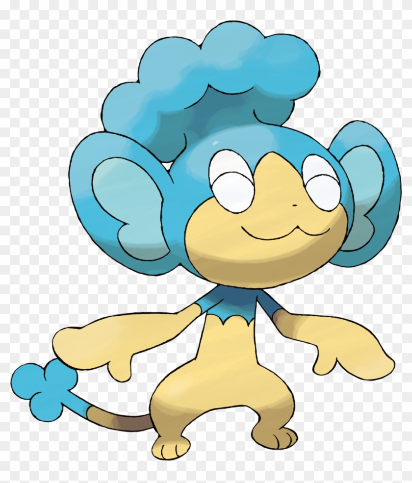 Panpour - Gen 5 Monkey Pokemon Clipart #1839351