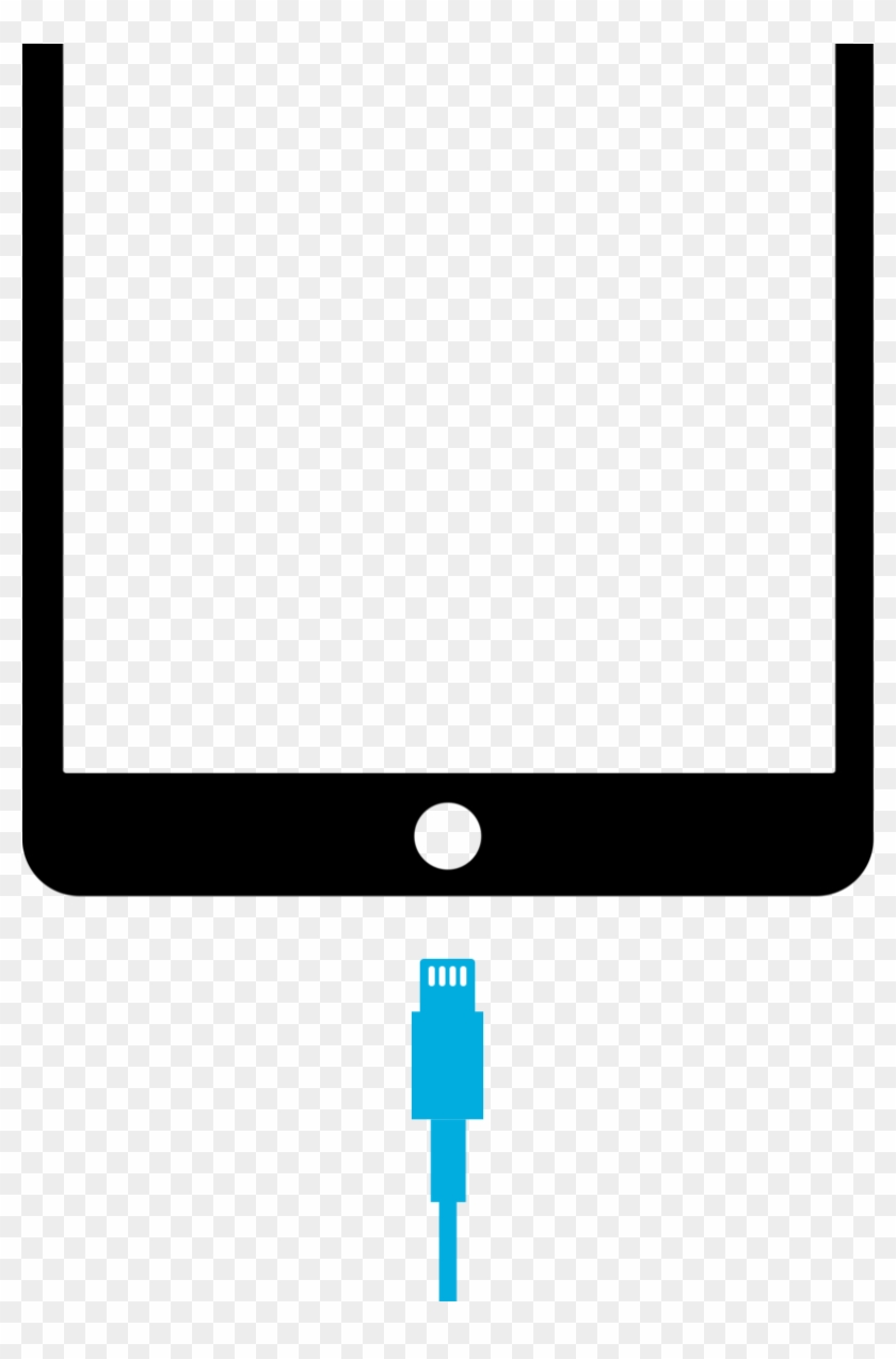 Iphone 6s Plus Charger Port Repair - Plug In Ipad Clipart - Png Download #1839389