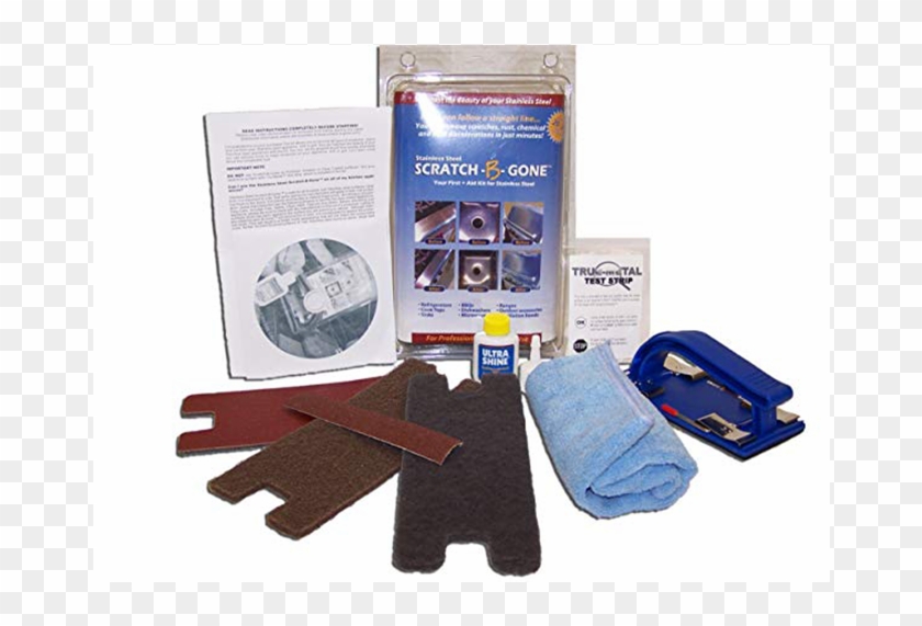 Bull Scratch B Gon Homeowners Kit - Stainless Steel Deep Scratch Removal Clipart