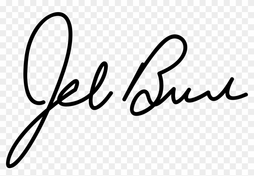 Holidays Clipart Signature - Jeb Bush Signature - Png Download #1840492