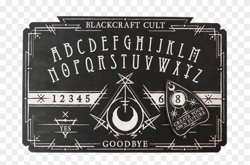 Image Of Blackcraft Spirit Board & Planchette - Blackcraft Cult Ouija Board Clipart