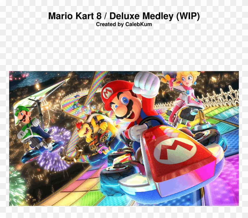 Mario Kart 8 Deluxe Medley - Mario Kart 8 Deluxe Phone Clipart #1840528