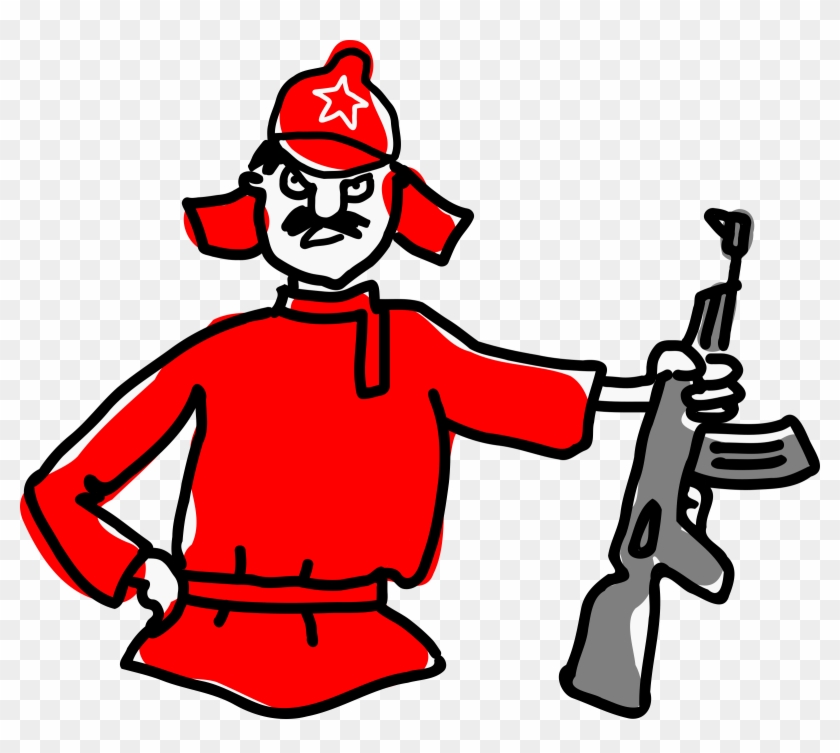 This Free Icons Png Design Of Red Army Soldier Clipart