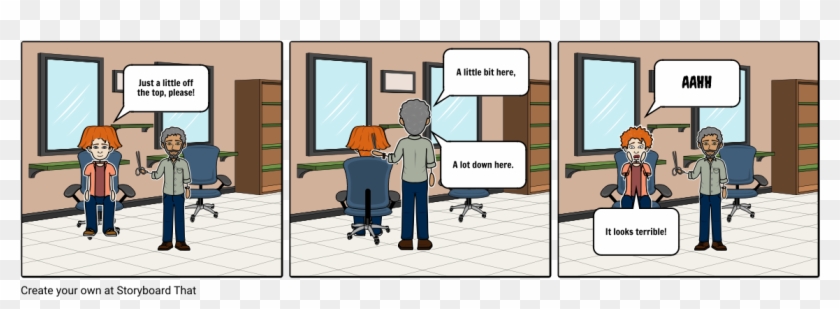 The Bad Haircut Clipart