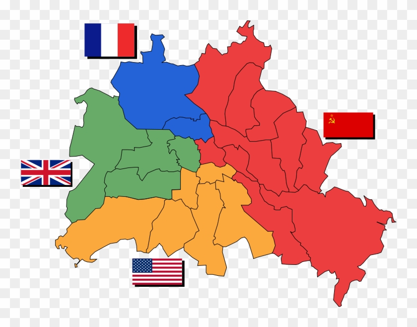 Berlin Sectors - German Occupation And The Berlin Airlift Clipart