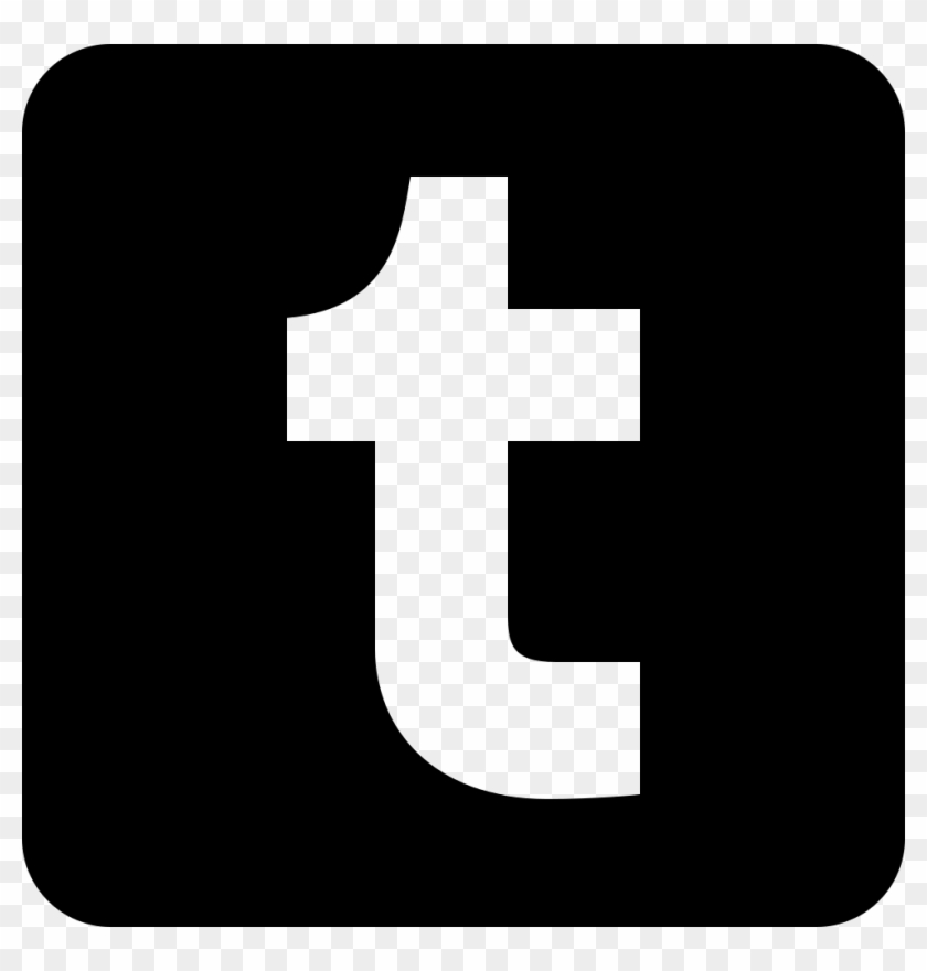 Png File - Black And White Tumblr Logo Clipart