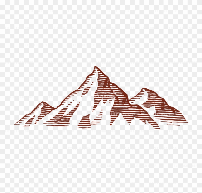 Mountains Vector Polygon Clipart