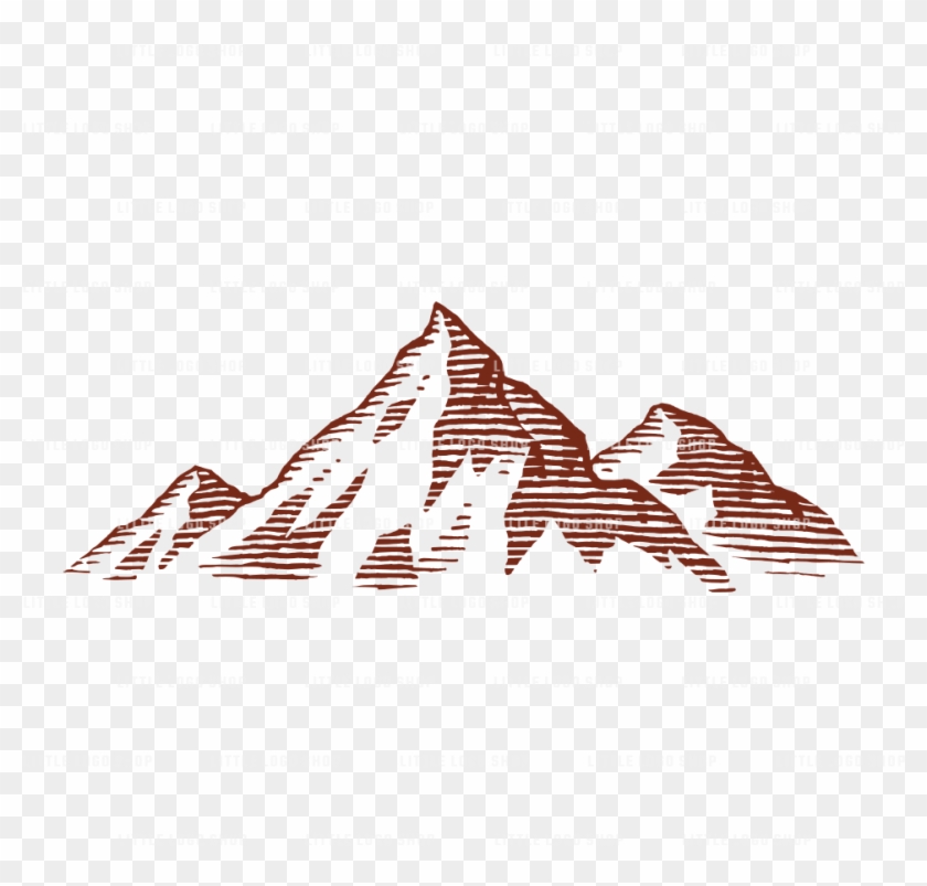Mountains Vector Polygon Clipart #1841885