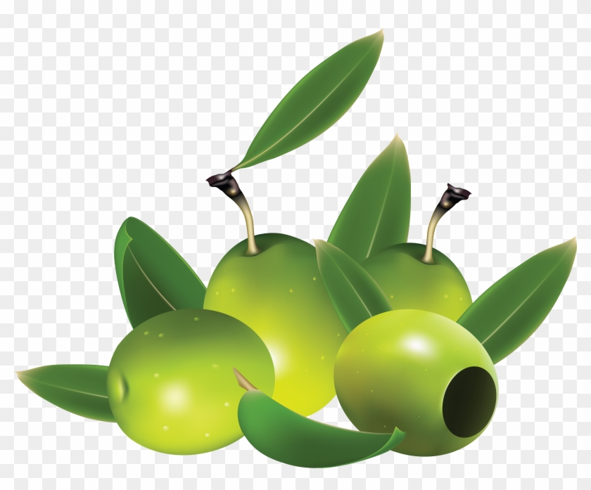 Olives - Green Olives Transparent Clipart #1842189